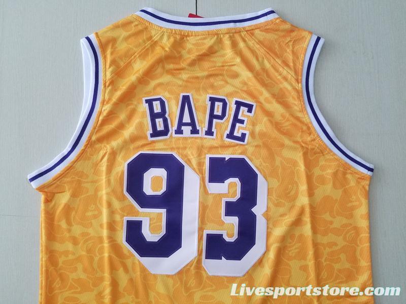 Men's No.93 Fashion Edition Basketball Jersey