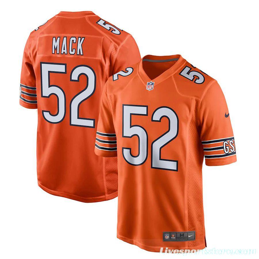 Youth Khalil Mack Orange Alternate Player Limited Team Jersey