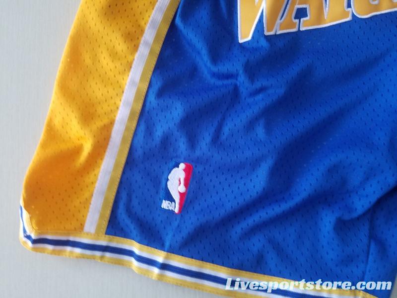 Golden State 1995-96 Throwback Classics Basketball Team Shorts