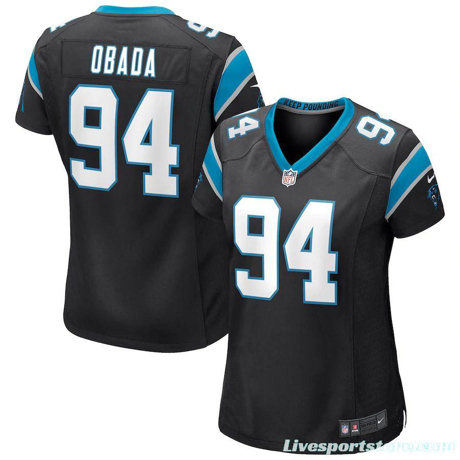 Women's Efe Obada Black Player Limited Team Jersey