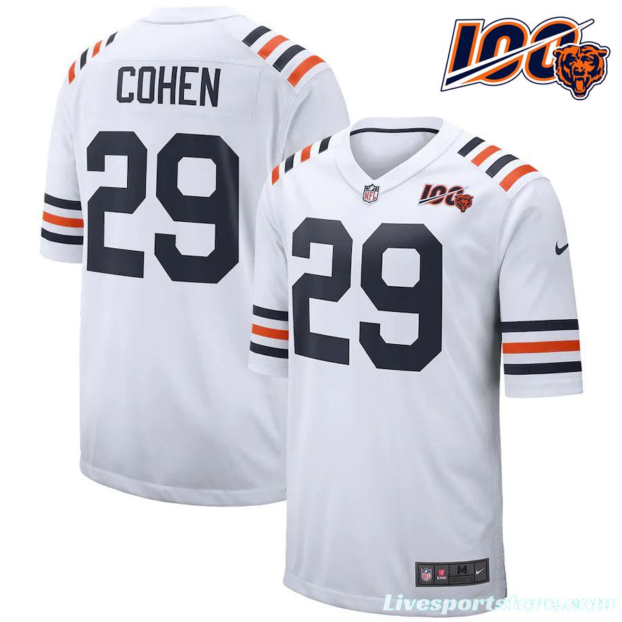 Men's Tarik Cohen White 2019 100th Season Alternate Classic Player Limited Team Jersey