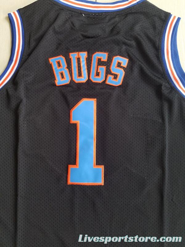 Bugs 1 Movie Edition Black Basketball Jersey