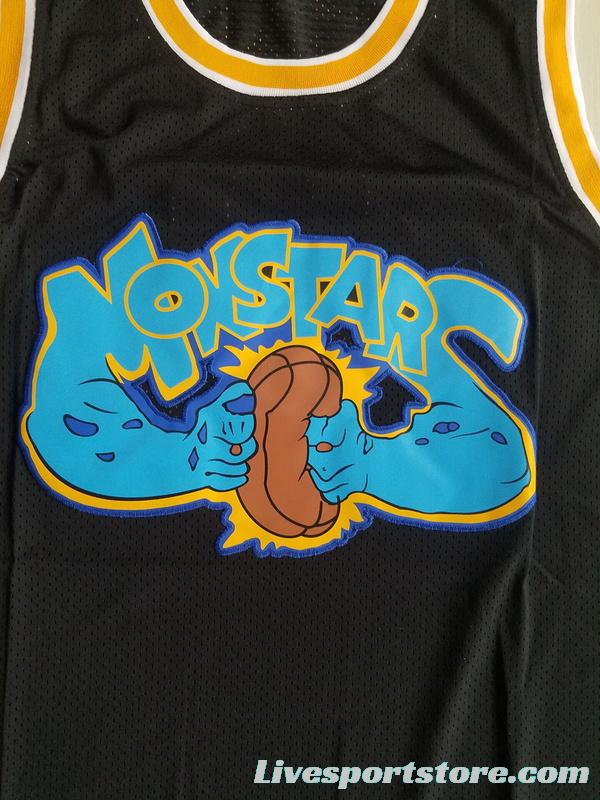 Mon Stars 0 Alien Black Bastetball Jersey