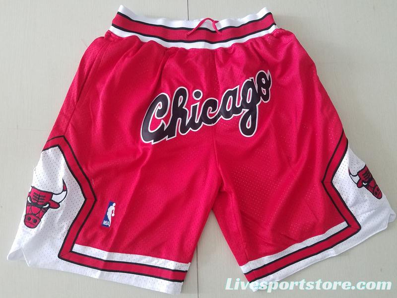 Chicago 1997-98 Throwback Classics Basketball Team Shorts