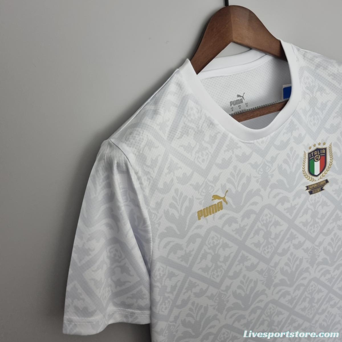 2022 Italian Euro Championship Special Edition White White Soccer Jersey