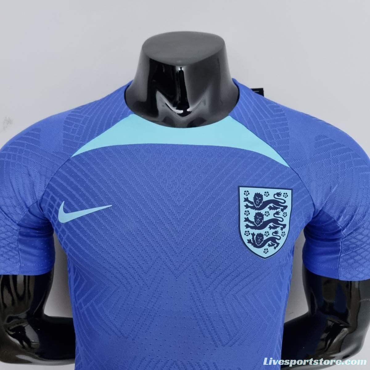 2022 player version England training suit Blue