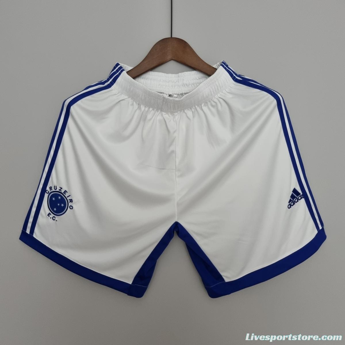 22/23 Cruzeiro Home Shorts Soccer Jersey