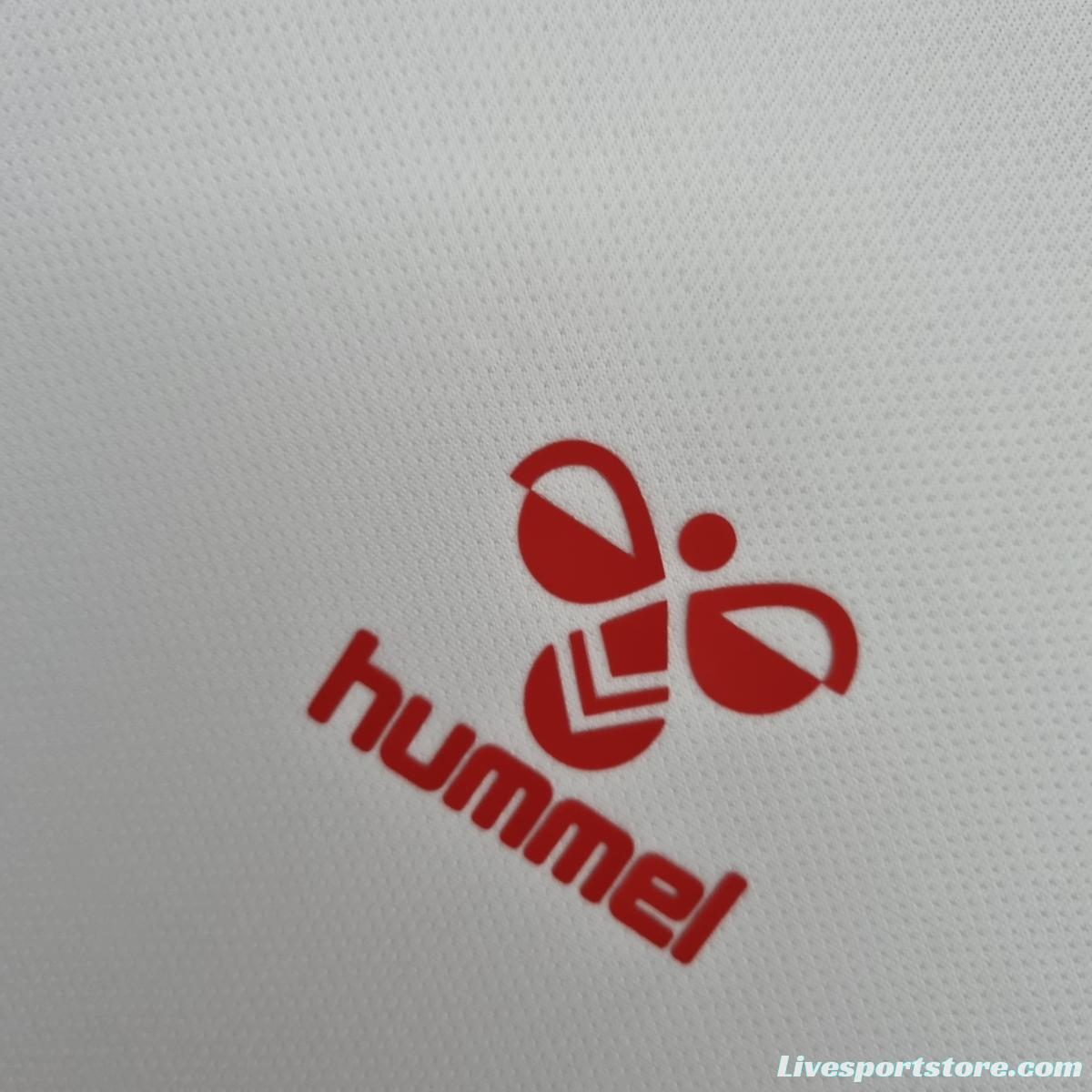 2022 Denmark Hummel x BLS Hafnia Limited Edition White Soccer Jersey