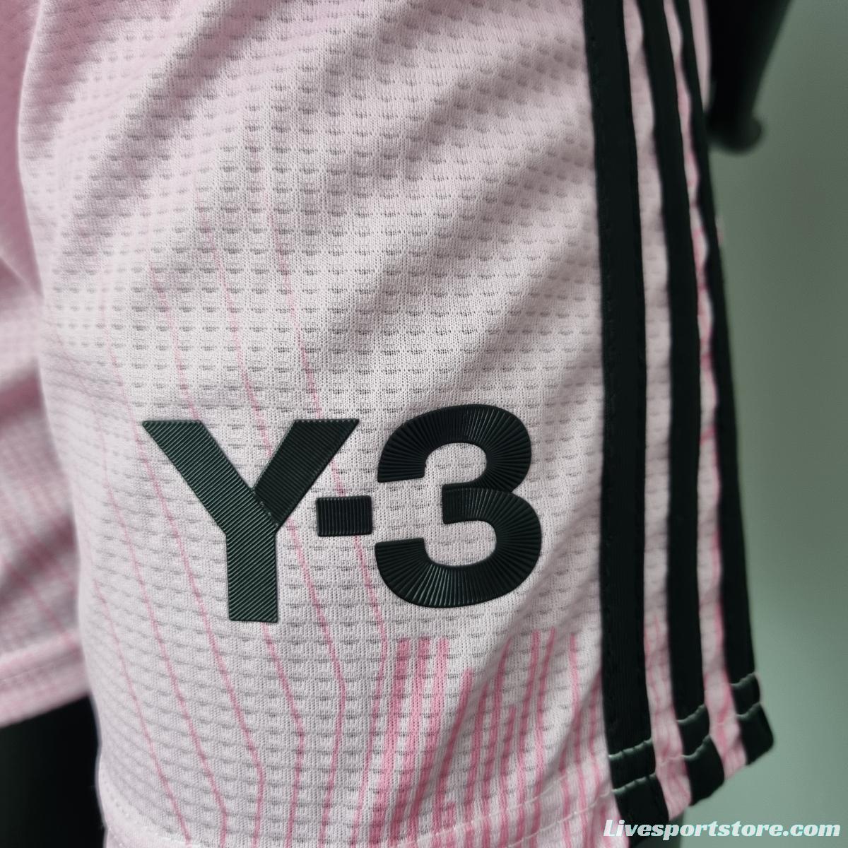 22/23 Real Madrid Y3 kids pink Soccer Jersey