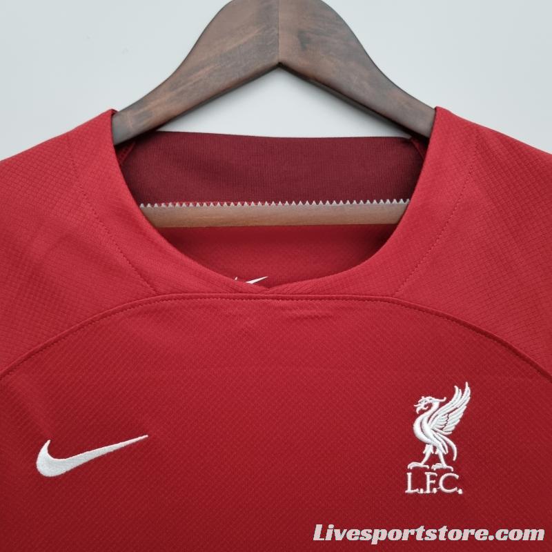 22/23 Women Liverpool Home Soccer Jersey