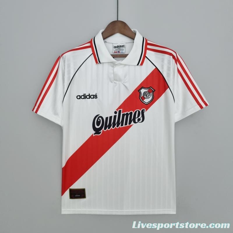 Retro River Plate 95/96 home Soccer Jersey