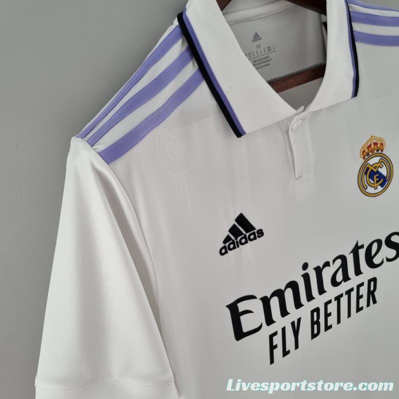 22/23 Real Madrid Home Soccer Jersey