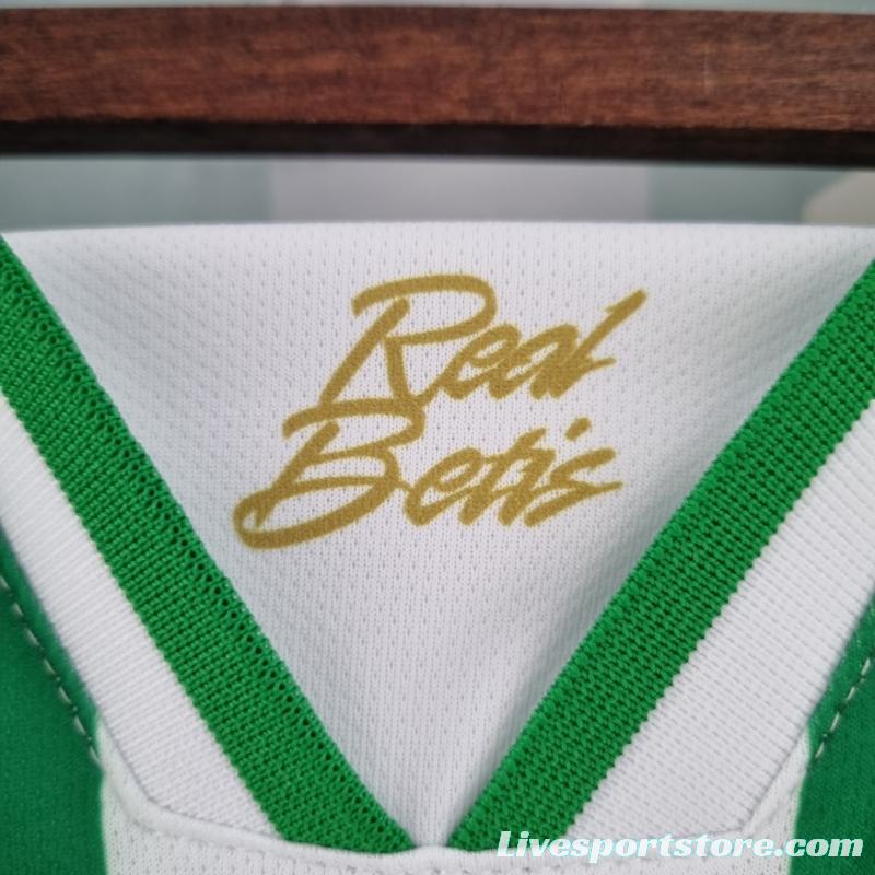 22/23 Real Betis King's Cup Version Home Soccer Jersey