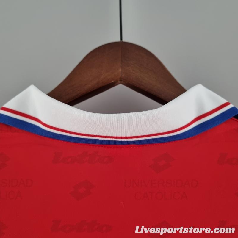 Retro 1996 Deportivo Universidad Católica Third Away Soccer Jersey