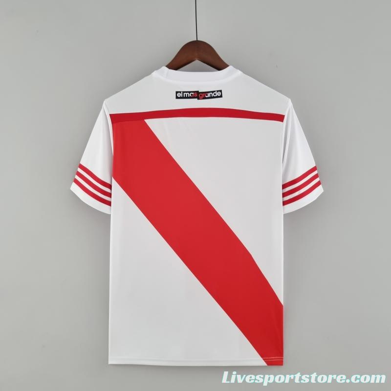 Retro River Plate 15/16 Home Soccer Jersey