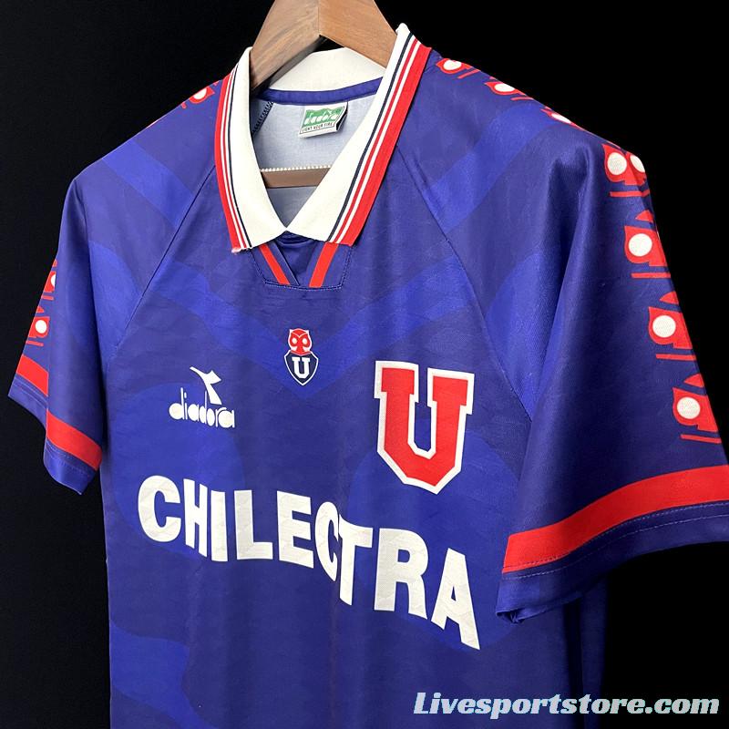 Retro 96 97 Universidad de Chile Home Soccer Jersey