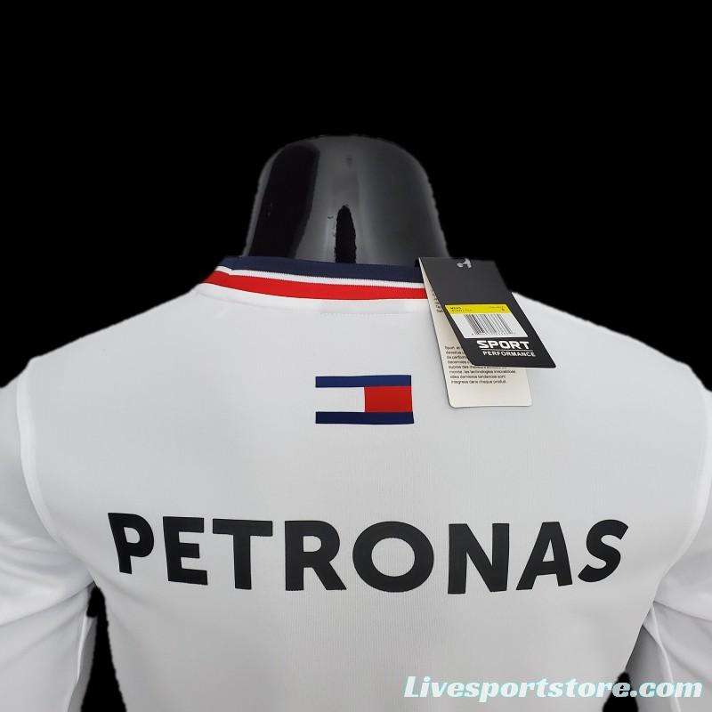 F1 Formula One 2022 Mercedes Long Sleeve White 