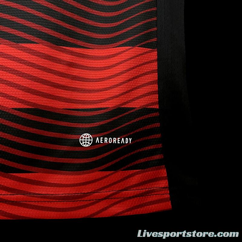 22/23 Flamengo Home Vest  Soccer Jersey