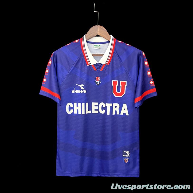 Retro 96 97 Universidad de Chile Home Soccer Jersey