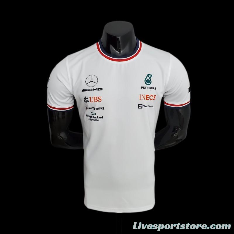 F1 Formula One 2022 Mercedes White 