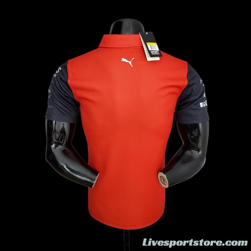 New F1 Formula One; Ferrari Racing Suit Polo Red 