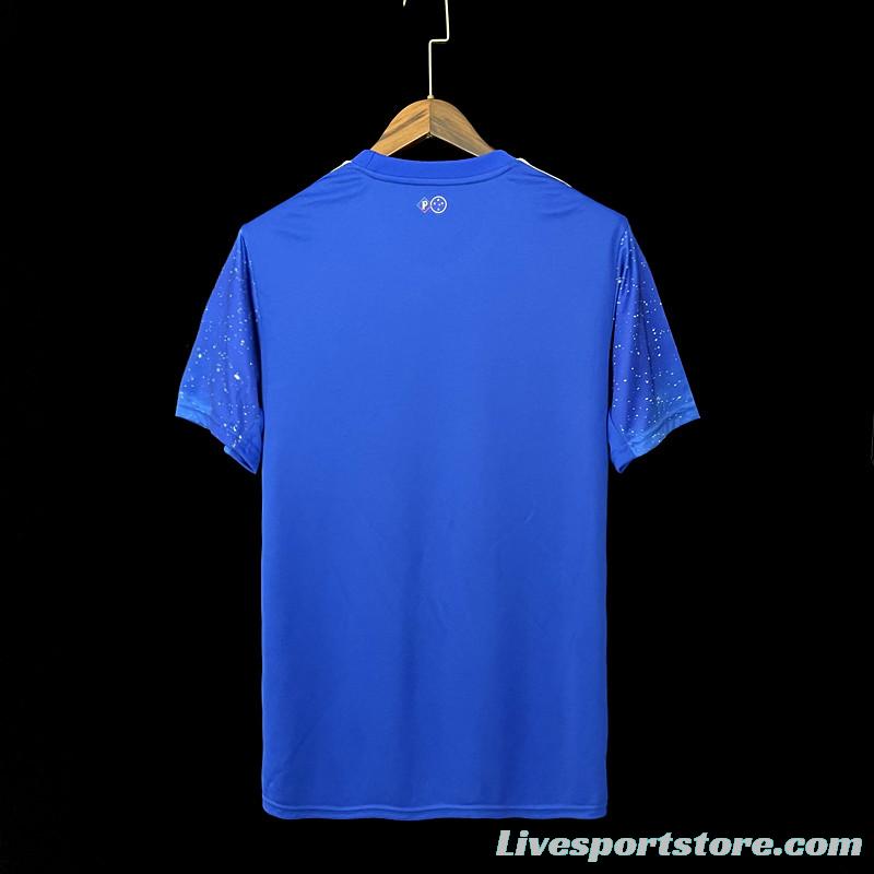 22/23 Cruzeiro Home Soccer Jersey