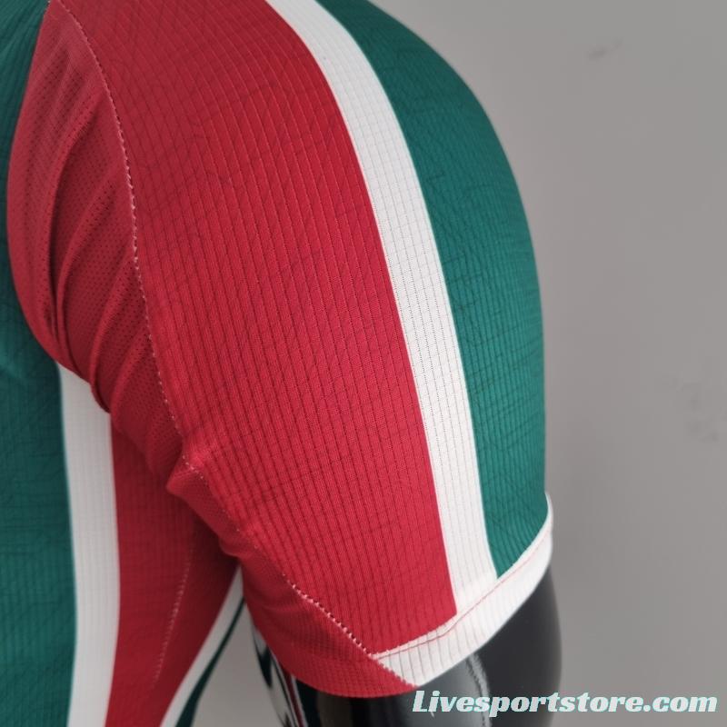 Player Version 22/23 Fluminense Home  Soccer Jersey