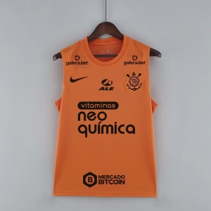 22/23 All Sponsors Corinthians Vest Pre-match Training Orange