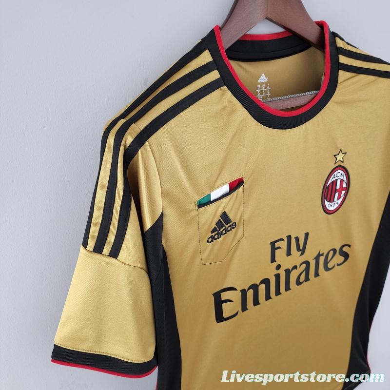 Retro 13/14 AC Milan Third Away  Soccer Jersey