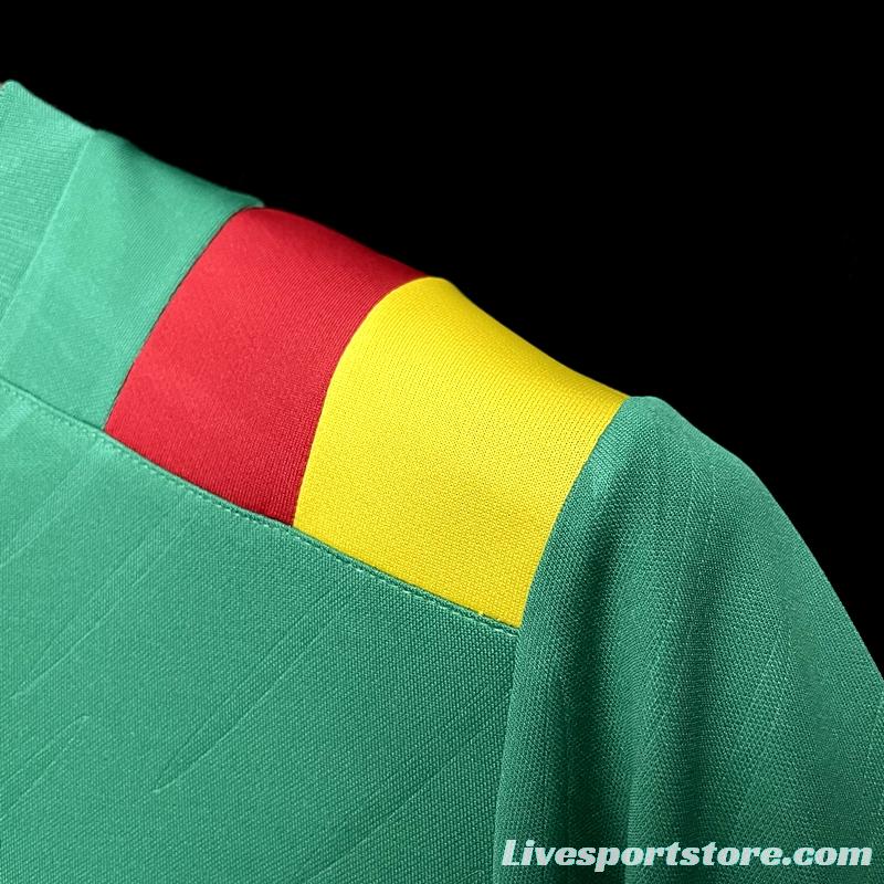 2022 Cameroon Home  Soccer Jersey