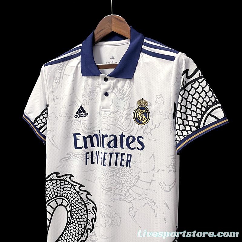 22/23 Real Madrid Chinese Dragon White 