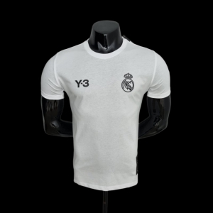 22/23 Real Madrid Y3 White T-Shirts #0056