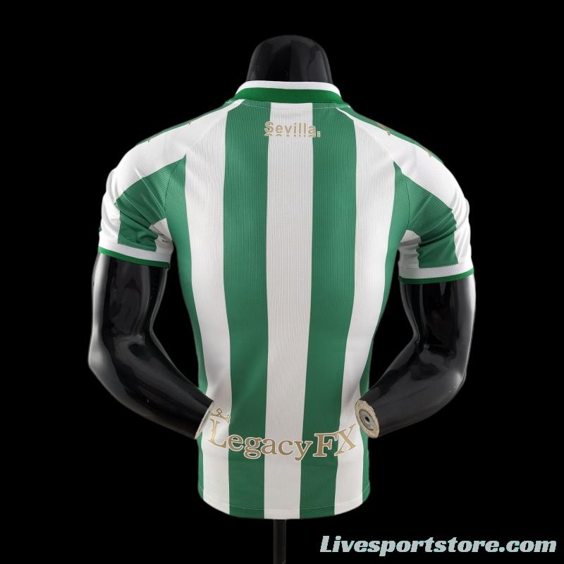 Player Version 22/23 Real Betis King's Cup Version Home Soccer Jersey