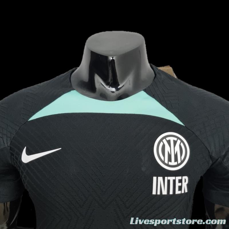 Player Version 22/23 Inter Milan Training Jersey Preto