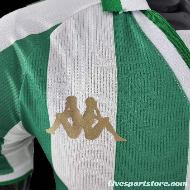 Player Version 22/23 Real Betis King's Cup Version Home Soccer Jersey