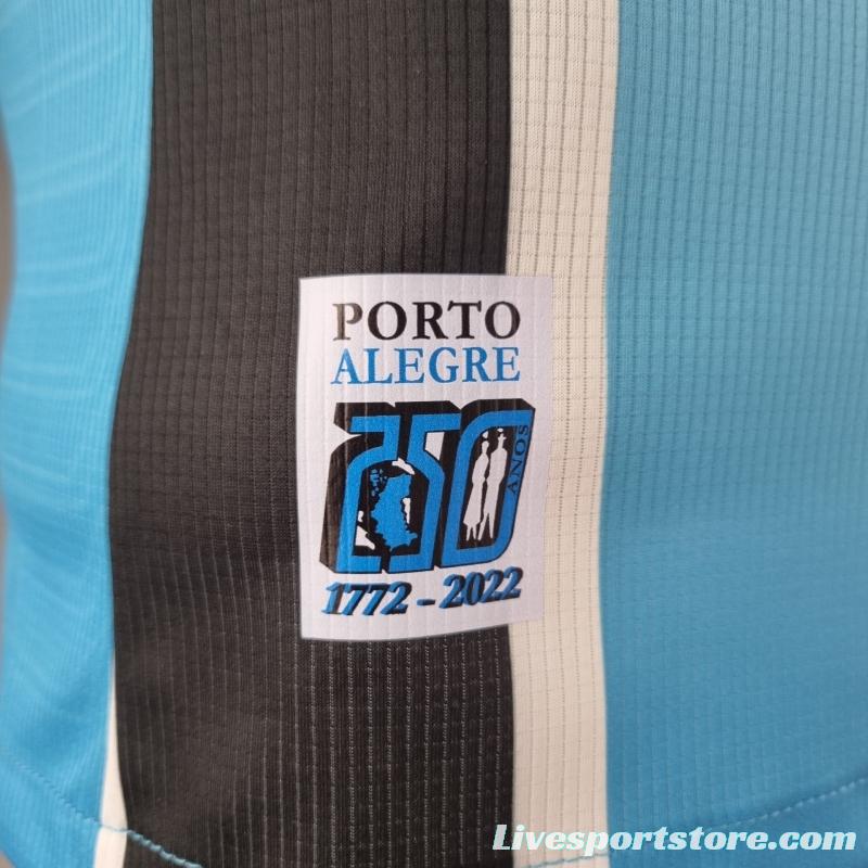 Player Version 22/23 Gremio Home Soccer Jersey