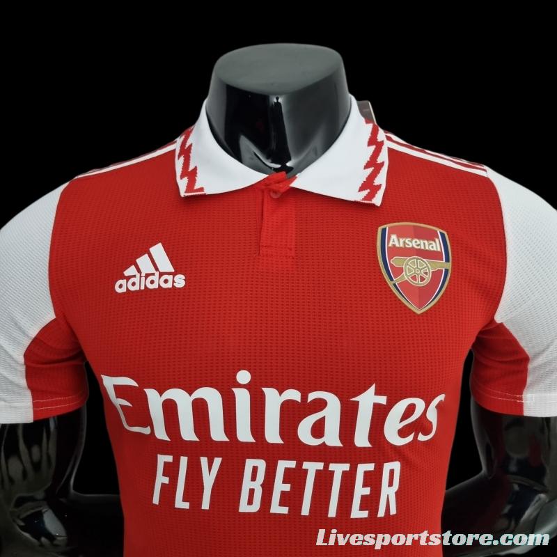 Player Version 22/23 Arsenal Home Soccer Jersey