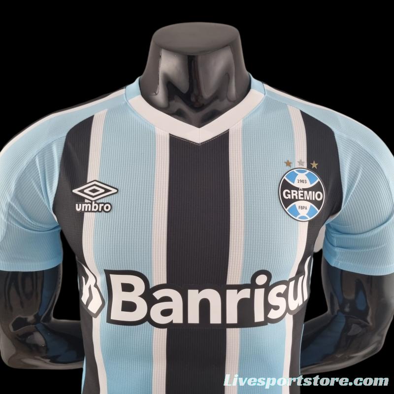 Player Version 22/23 Gremio Home Soccer Jersey