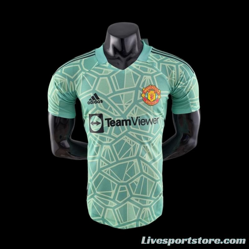 Player Version 22/23 Manchester United Green Goalkeeper