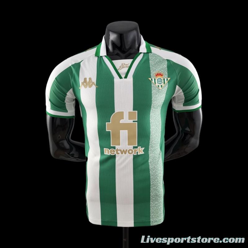 Player Version 22/23 Real Betis King's Cup Version Home Soccer Jersey