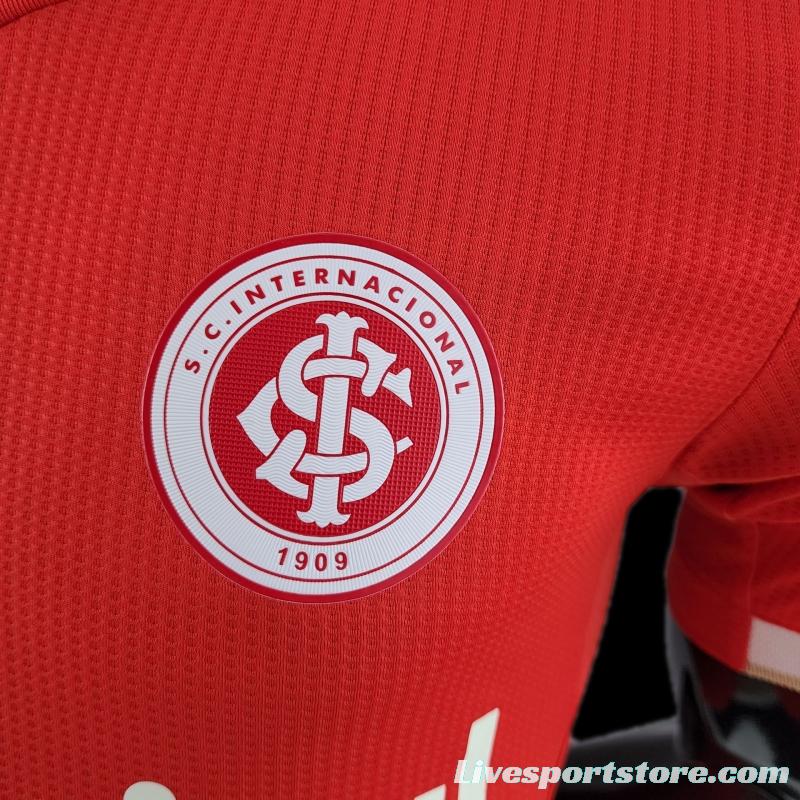 Player Version 22/23 SC Internacional Home Soccer Jersey