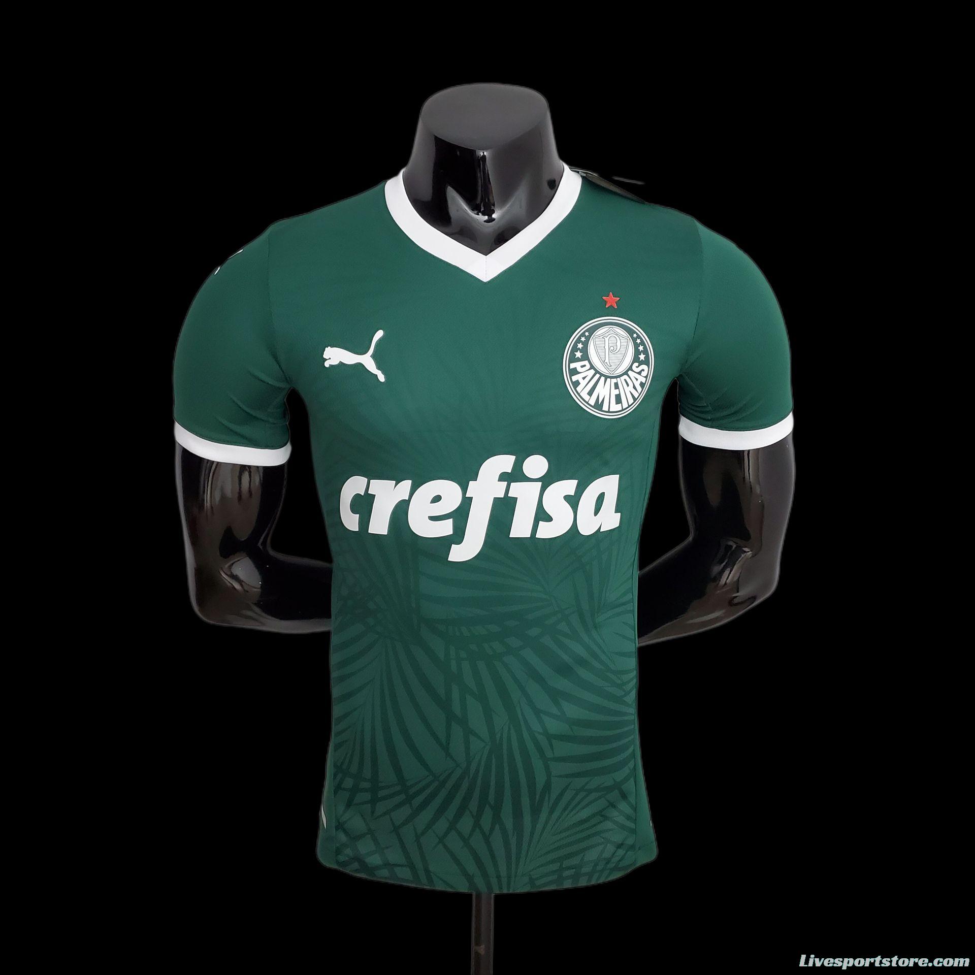 Player Version 22/23 Palmeiras Home Soccer Jersey