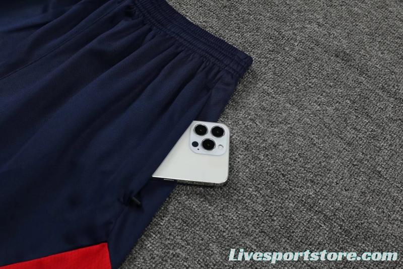 22/23PSG Royal Blue Red Bar Pre-match Training Jersey Vest