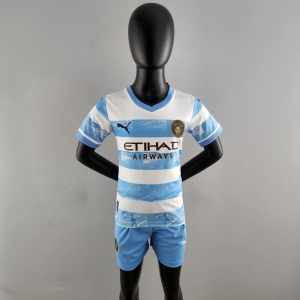 22/23 Kids Kit Manchester City Limited Edition Blue White Size 16-28