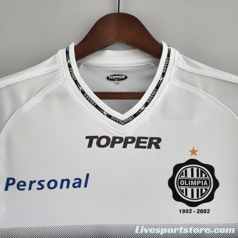 Retro 02/03 Olimpia  Home Soccer Jersey