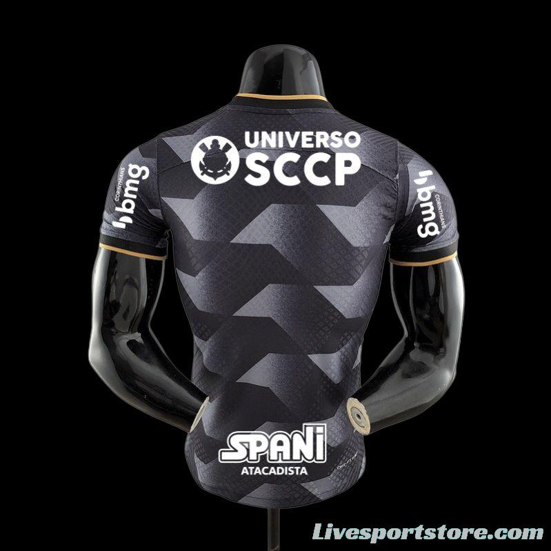 Player Version 2022 All Sponsors Corinthians Away Soccer Jersey