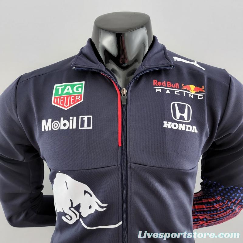 2022 F1 Redbull Full Zipper Hoodie Jacket #0004