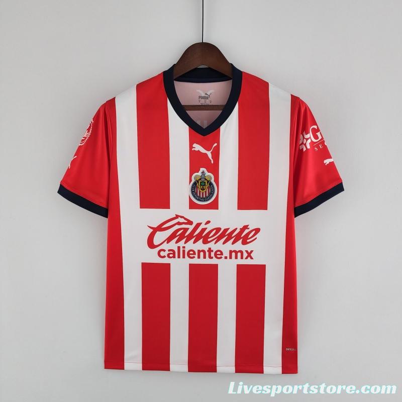 22/23 Chivas Guadalajara CD Home Soccer Jersey