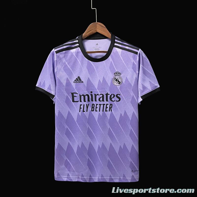 22/23 Real Madrid Away Soccer Jersey