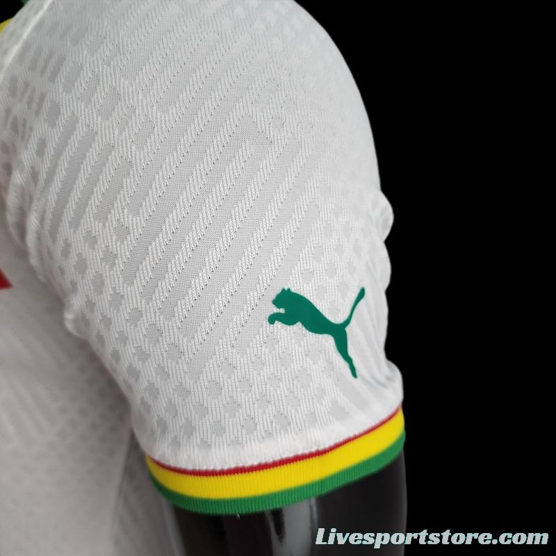 Player Version 2022 Senegal Home Soccer Jersey